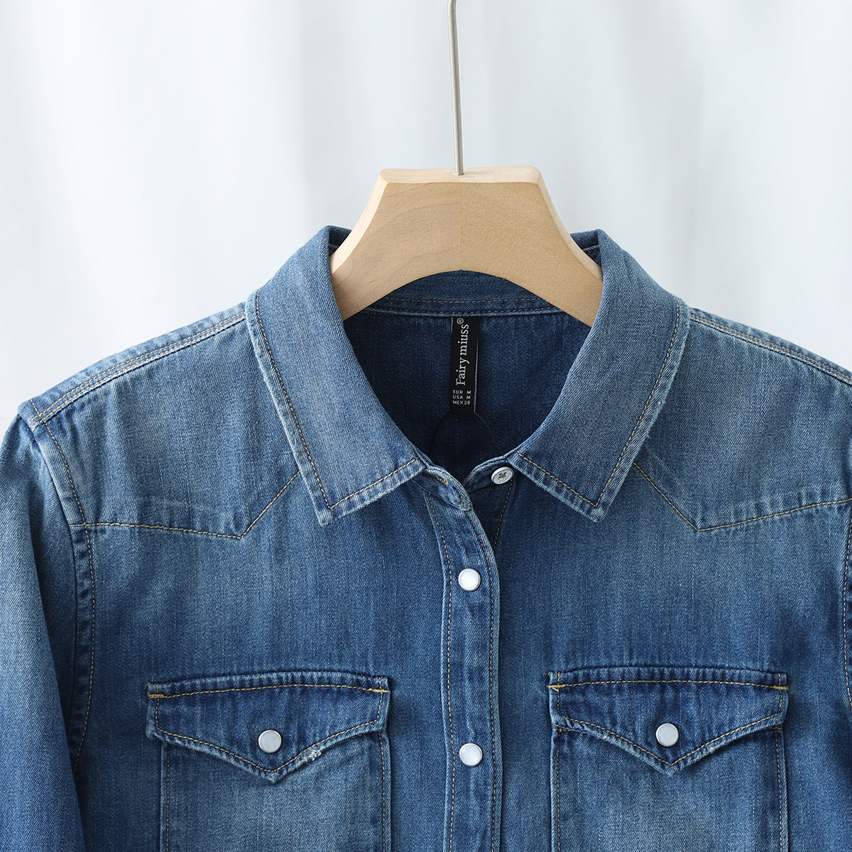 Distressed Denim Shirt