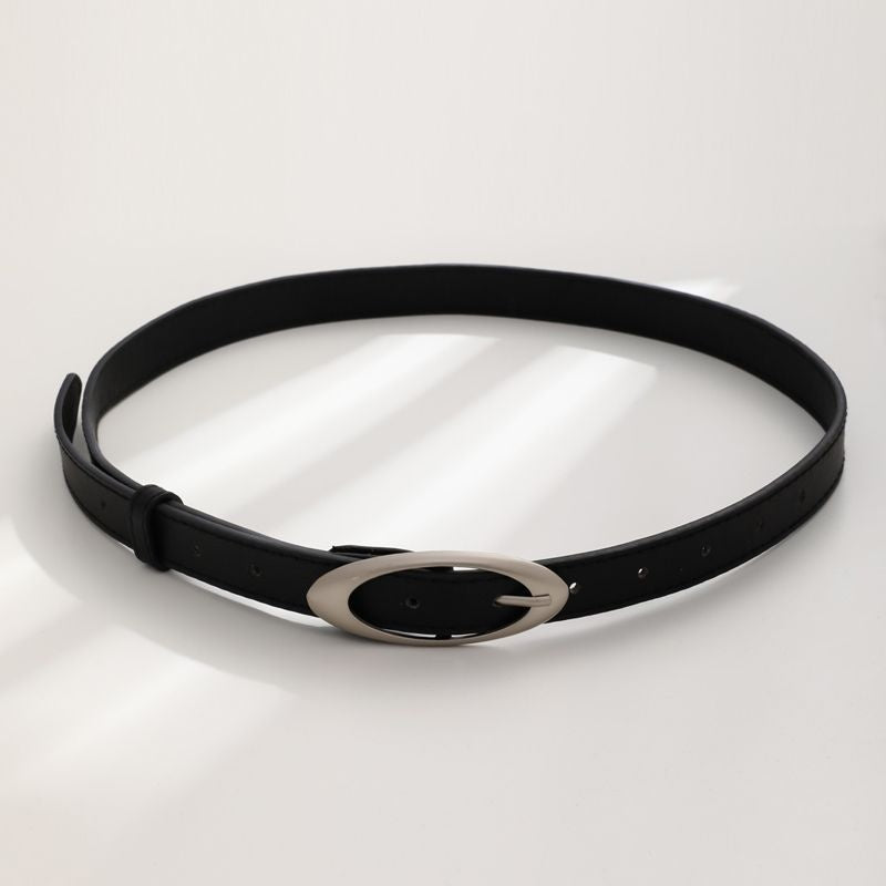 Black Minimalist Belt