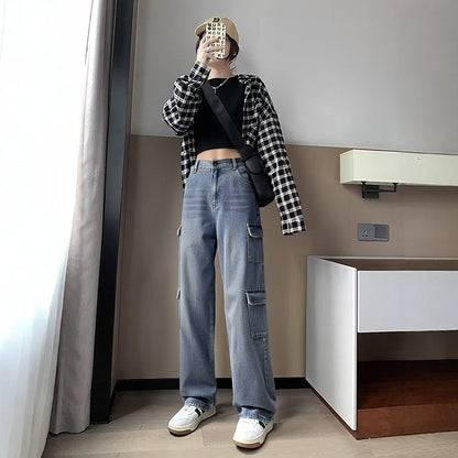 Oversized Straight-Leg Jeans