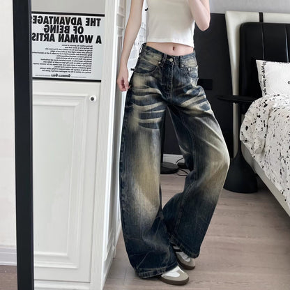 Vintage Straight-Leg Jeans