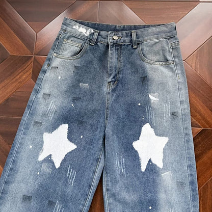 Retro Patchwork Jeans