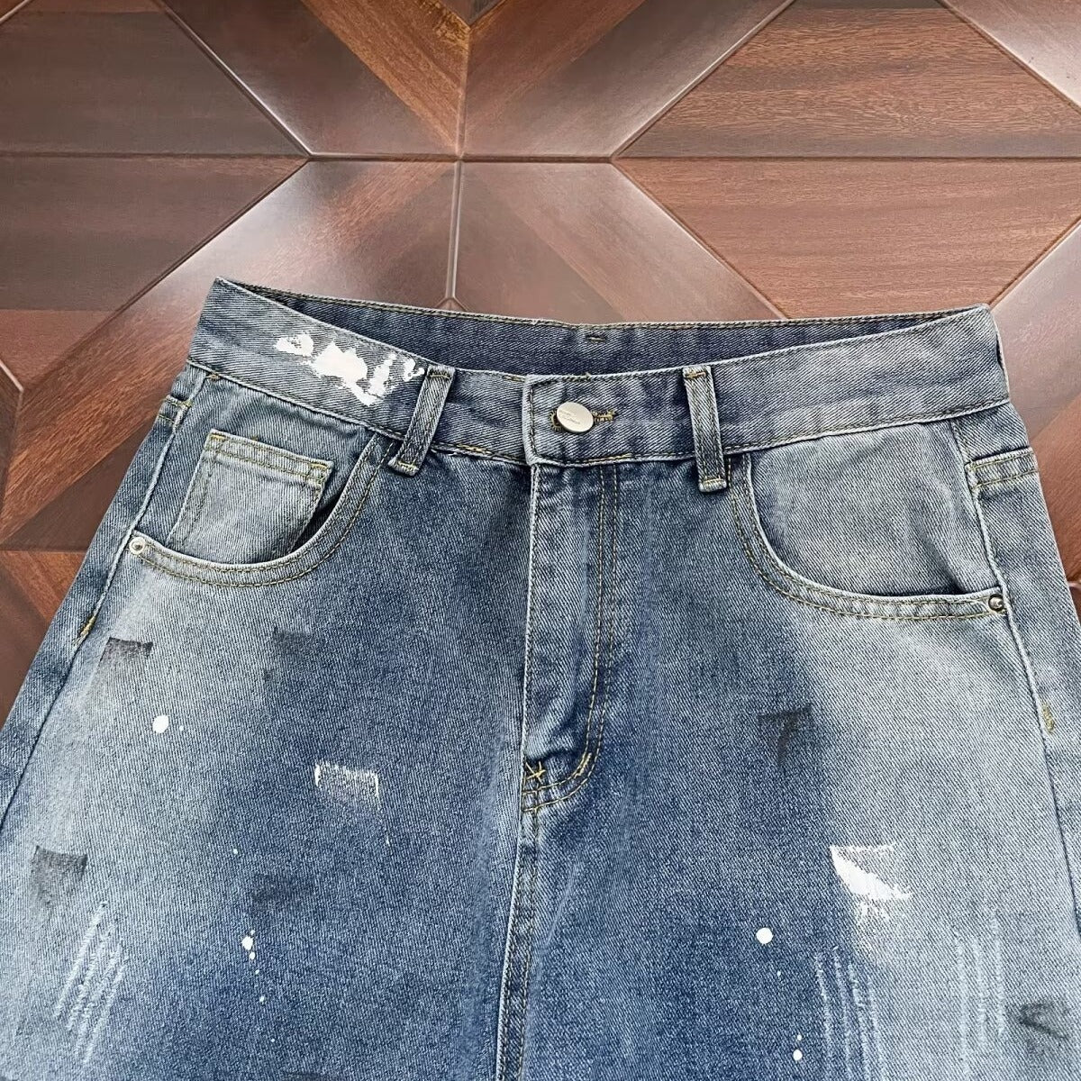 Retro Patchwork Jeans