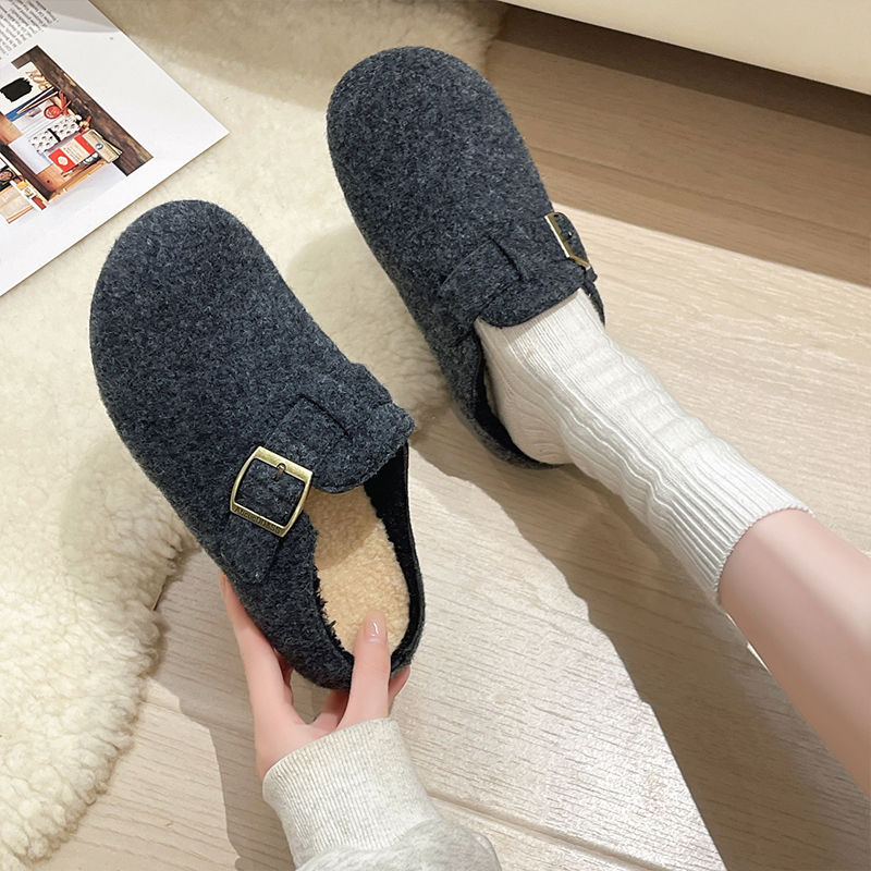 Wool-Cotton Casual Slippers