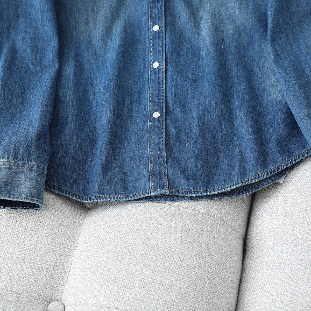 Distressed Denim Shirt