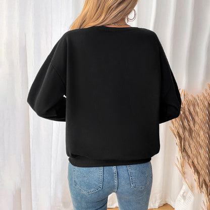 Round Neck Cashmere Plaid Bow Patchwork Sweater