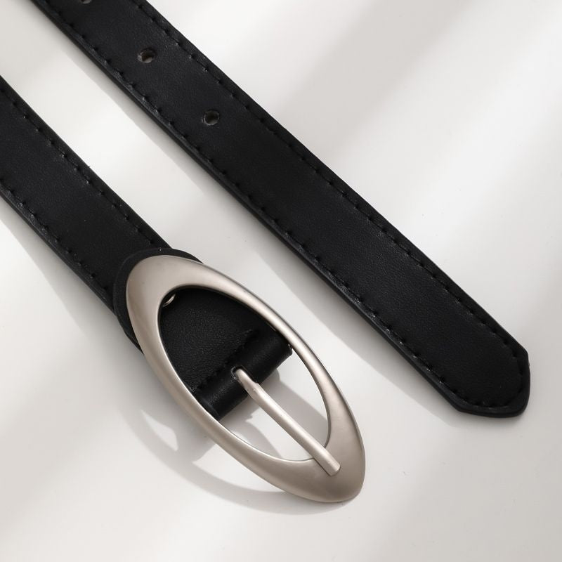 Black Minimalist Belt