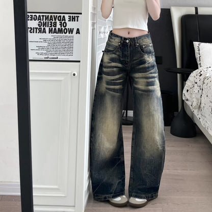Vintage Straight-Leg Jeans