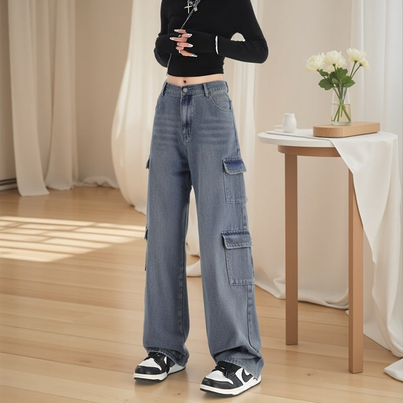 Oversized Straight-Leg Jeans