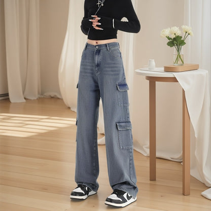Oversized Straight-Leg Jeans