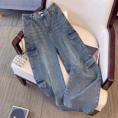 Oversized Straight-Leg Jeans