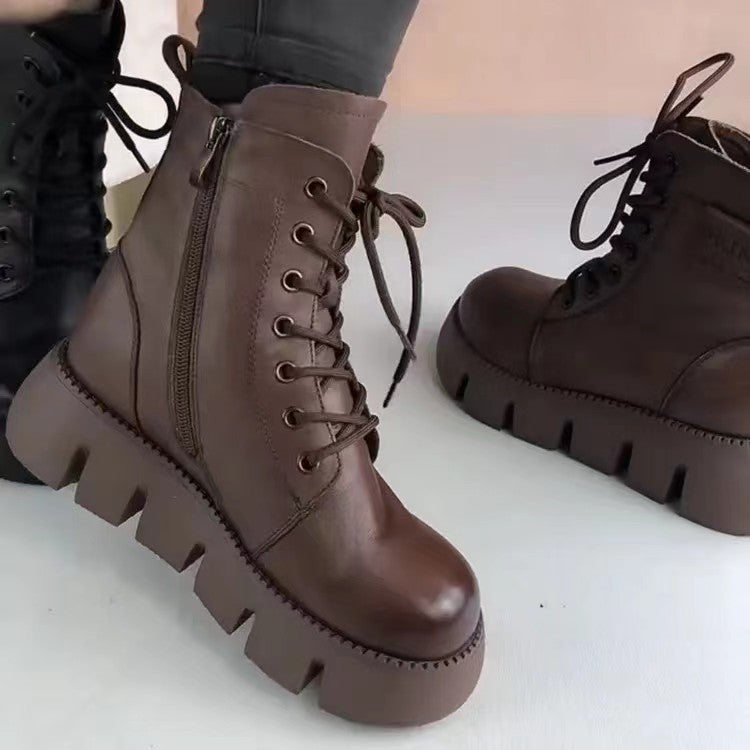 Fleece-Lined Snow Boots