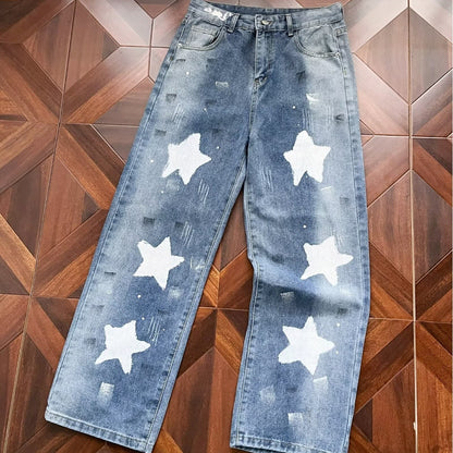 Retro Patchwork Jeans