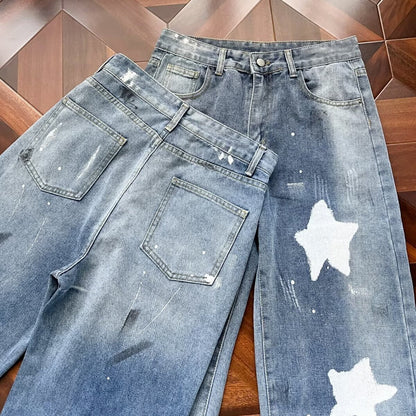 Retro Patchwork Jeans