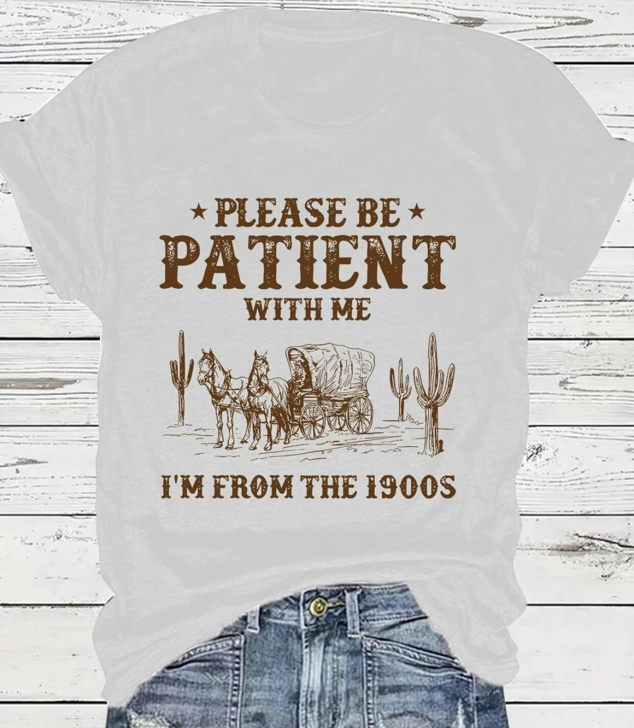 Please Be Patient With Me I'm From The 1900s Vintage T-Shirt