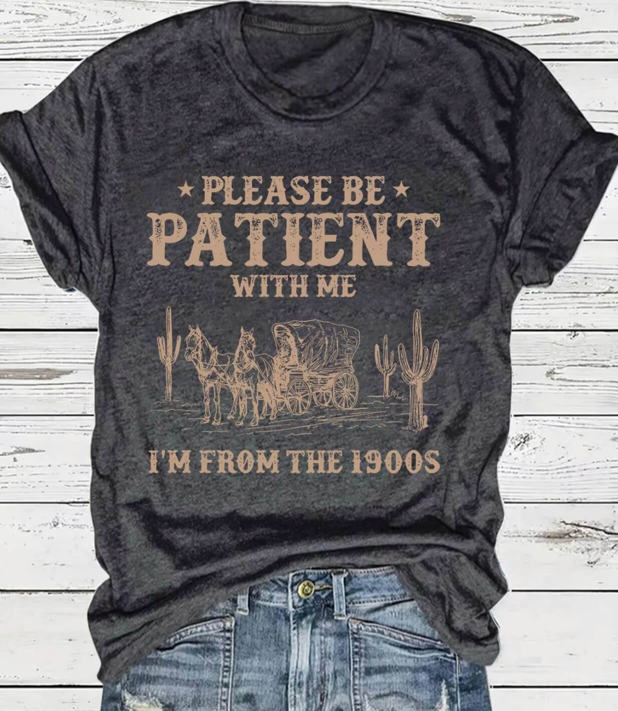 Please Be Patient With Me I'm From The 1900s Vintage T-Shirt