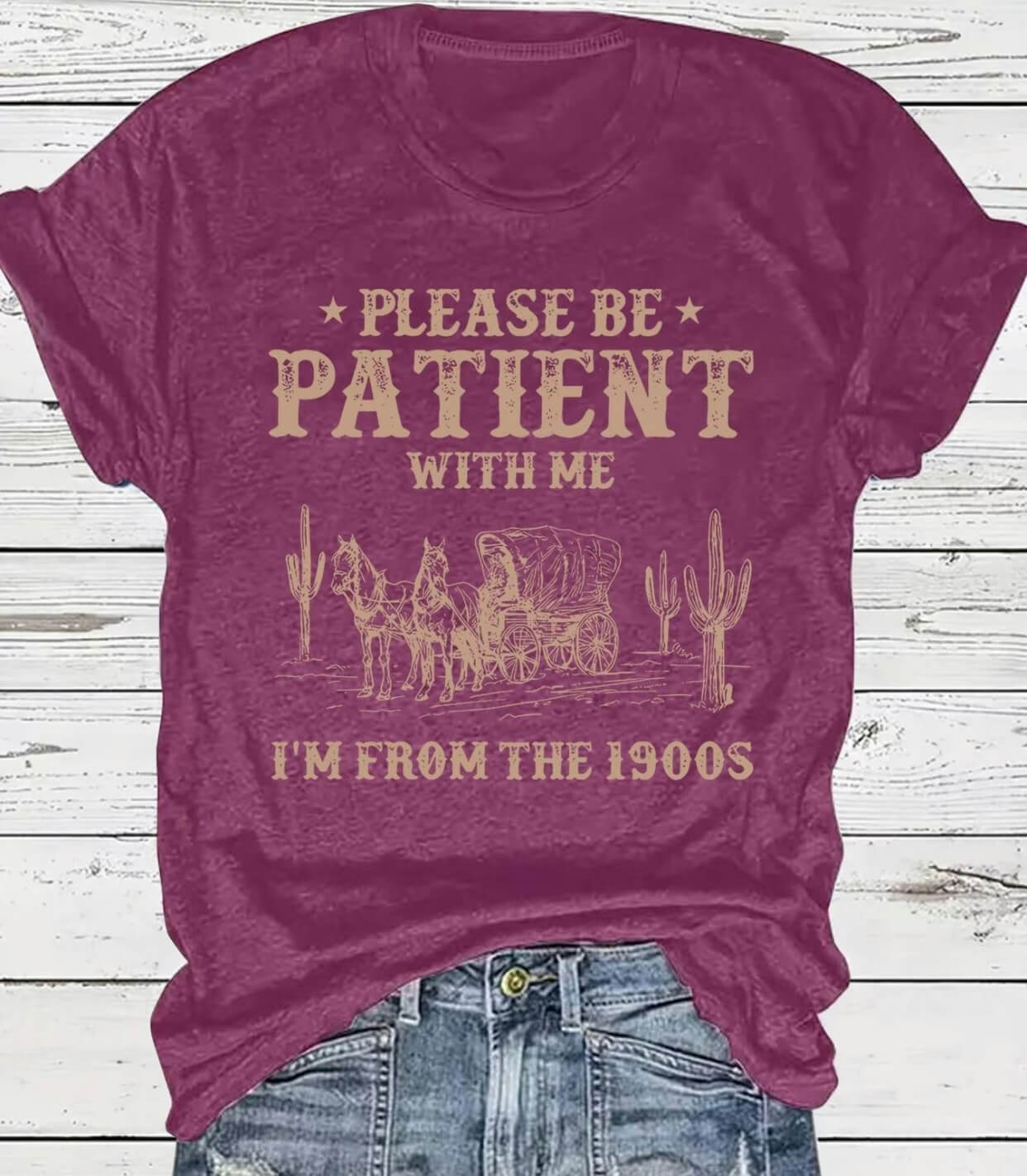 Please Be Patient With Me I'm From The 1900s Vintage T-Shirt