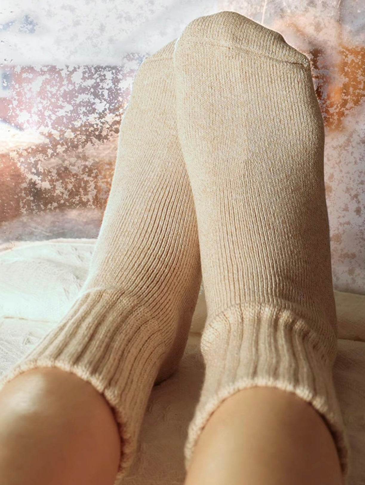 Cozy Solid Mid-Calf Socks