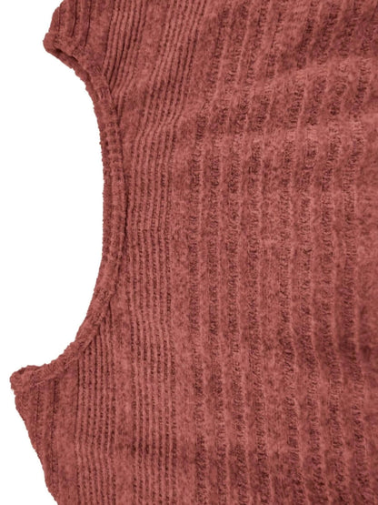 Soft Knit Batwing Sleeve Crew Neck T-Shirt