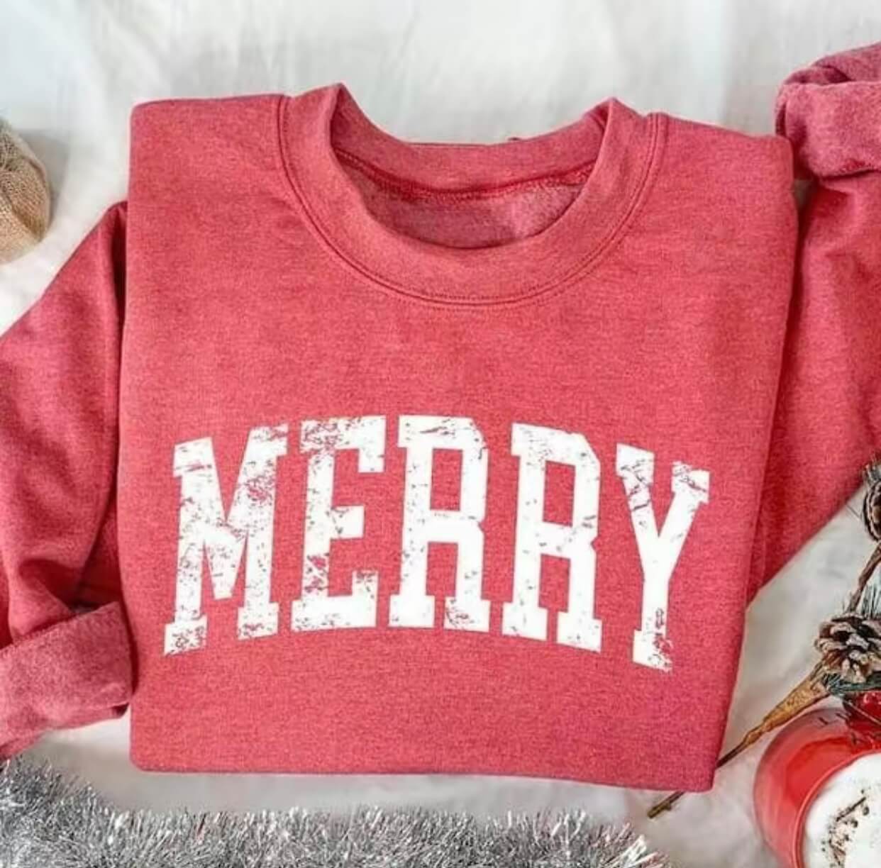 Retro Merry Sweatshirt