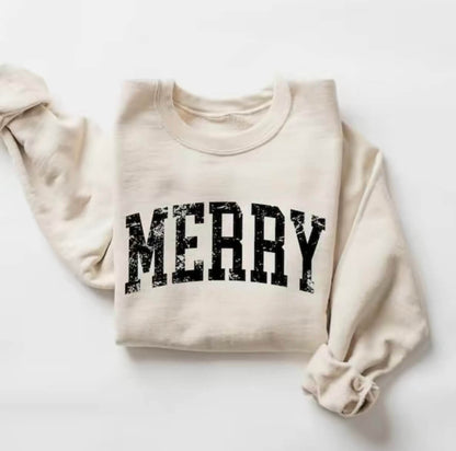 Retro Merry Sweatshirt