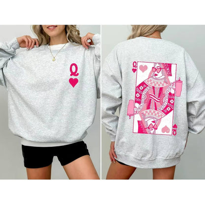 Queen of Hearts Vintage Sweatshirt