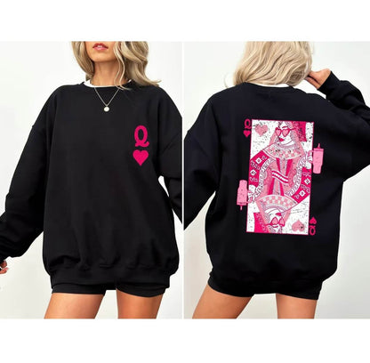 Queen of Hearts Vintage Sweatshirt