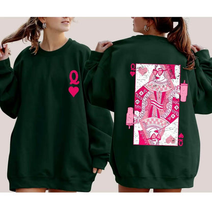 Queen of Hearts Vintage Sweatshirt