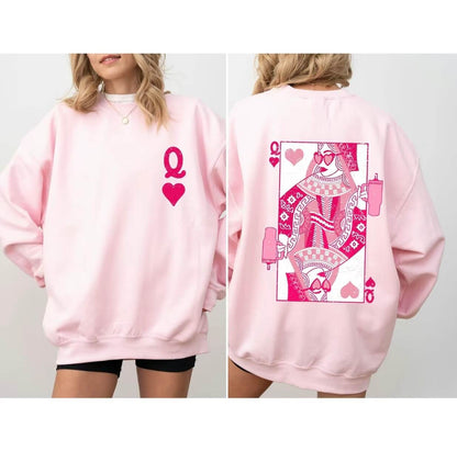 Queen of Hearts Vintage Sweatshirt