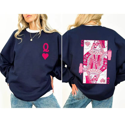 Queen of Hearts Vintage Sweatshirt