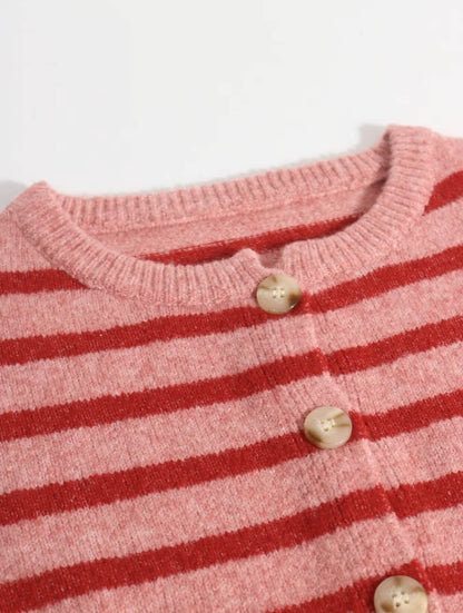 Vintage Striped Cardigan