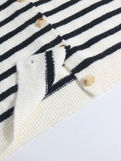 Vintage Striped Cardigan