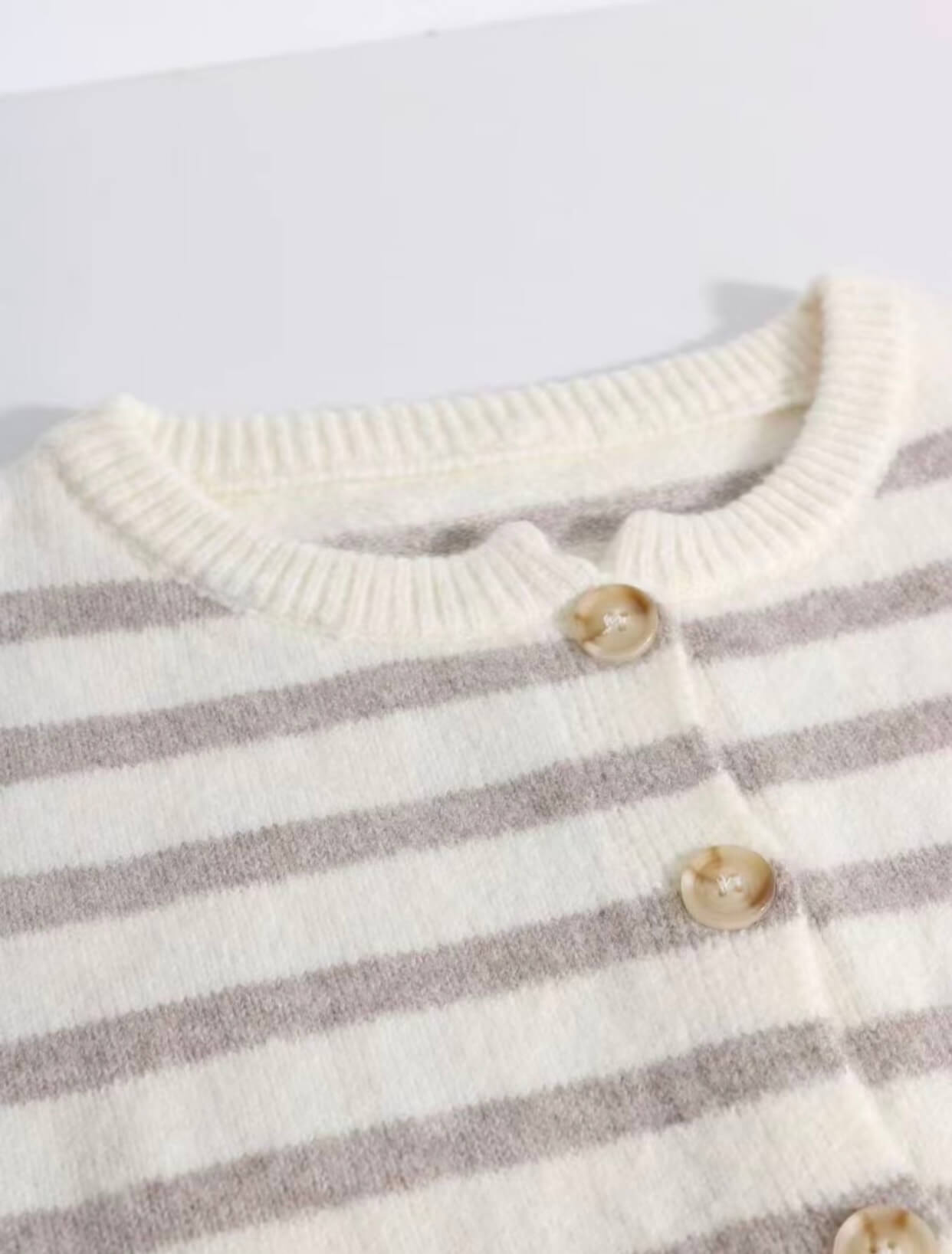 Vintage Striped Cardigan