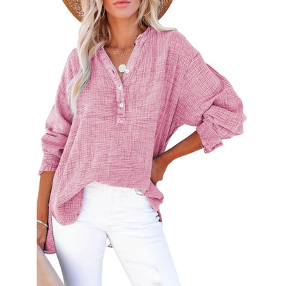 Oversized Cotton Button-Down
