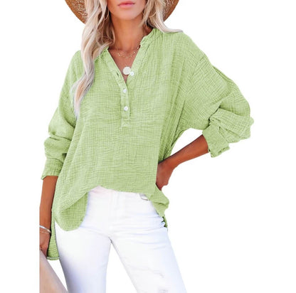 Oversized Cotton Button-Down