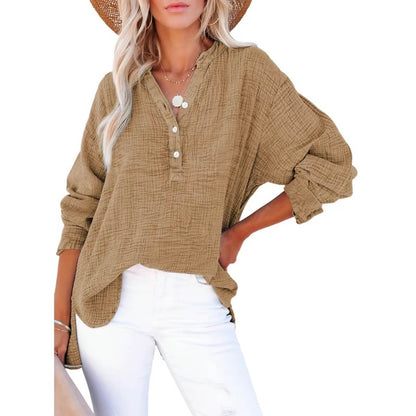 Oversized Cotton Button-Down