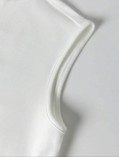 Soft Knit Crossback Tie Tee