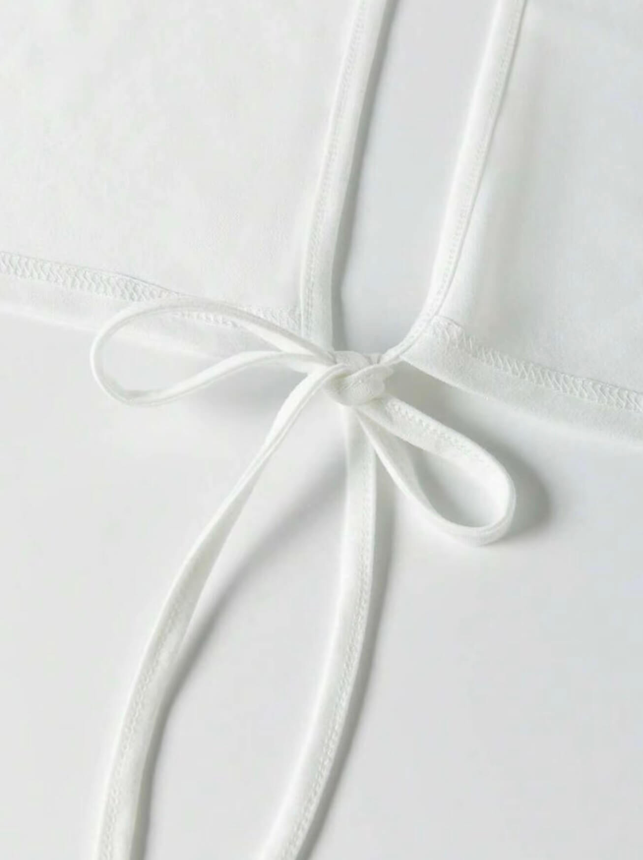 Soft Knit Crossback Tie Tee