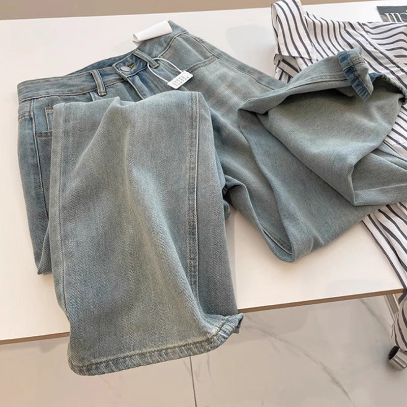 Loose-Fit Straight-Leg Pants