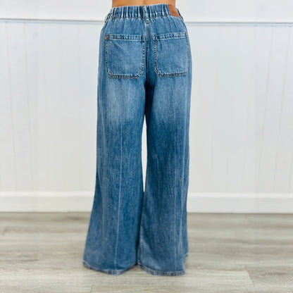 High-Waist Flared Jeans