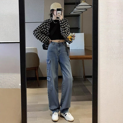 Oversized Straight-Leg Jeans