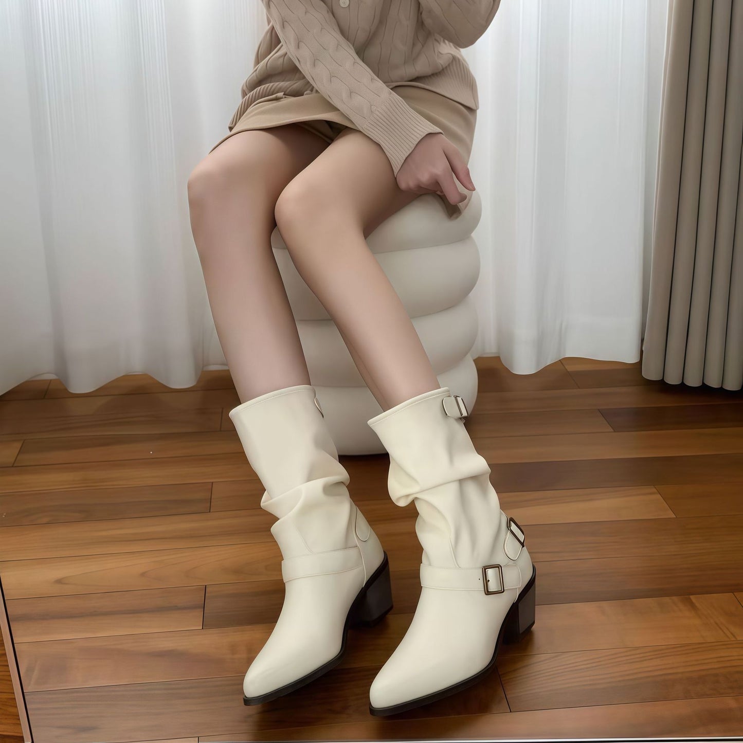 All-match Comfort And Casual Pointed Toe Boots