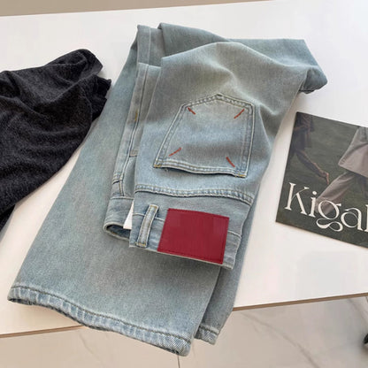 Loose-Fit Straight-Leg Pants