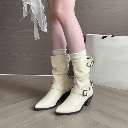 All-match Comfort And Casual Pointed Toe Boots