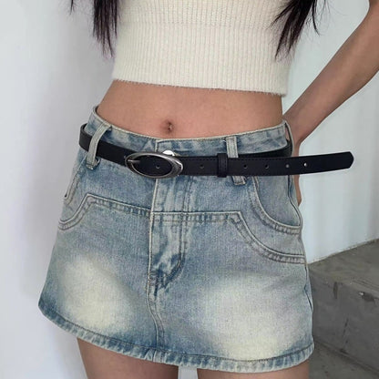 Black Minimalist Belt