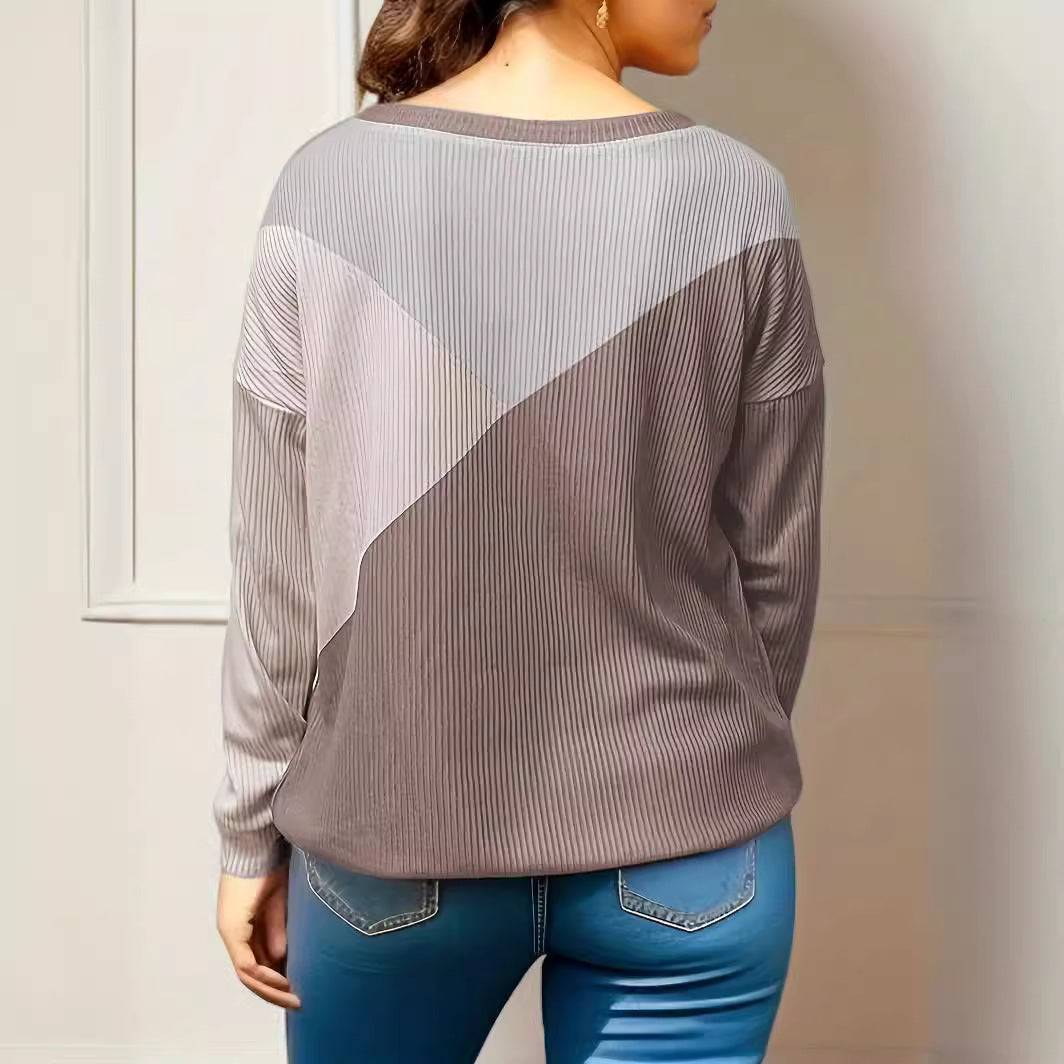 Three-color Printed Loose Short-sleeved Casual T-shirt
