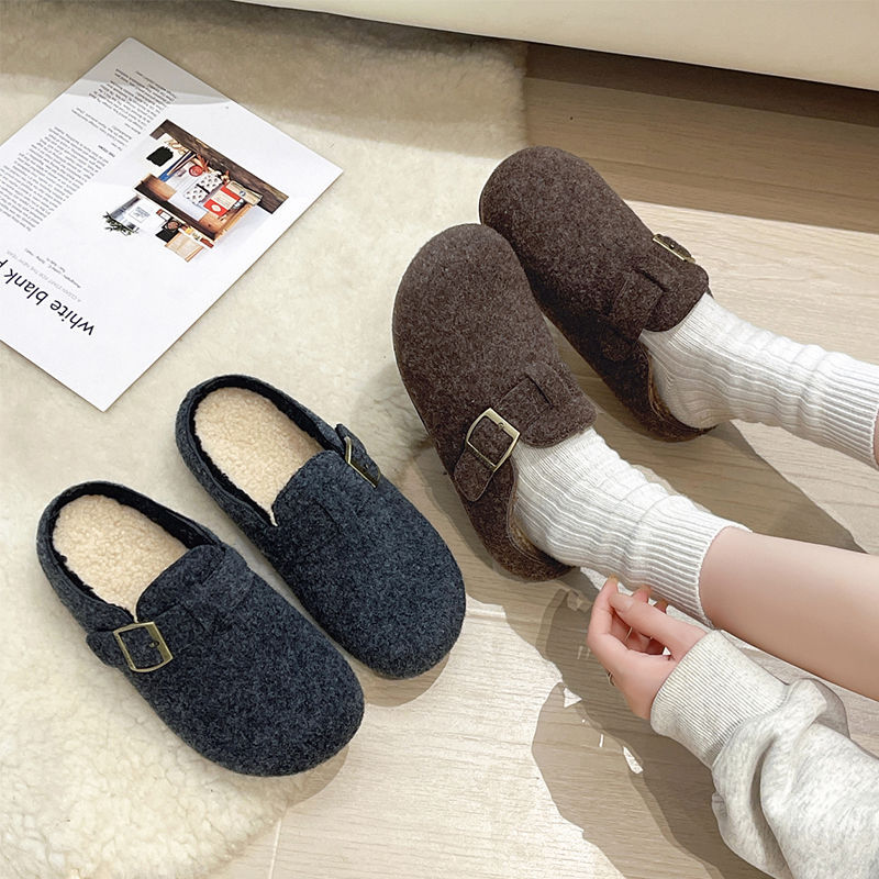 Wool-Cotton Casual Slippers