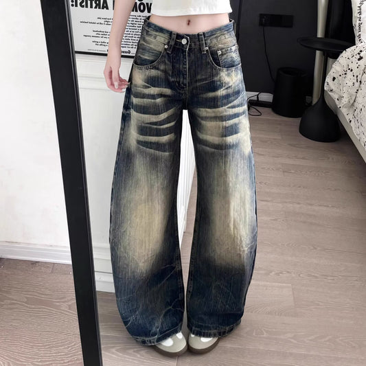 Vintage Straight-Leg Jeans