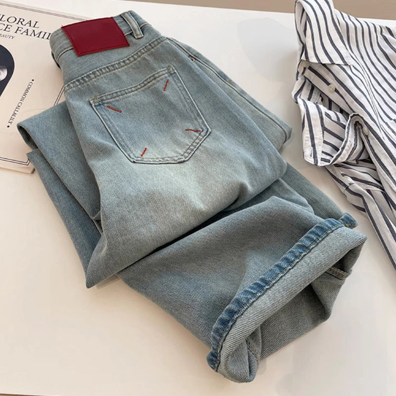 Loose-Fit Straight-Leg Pants