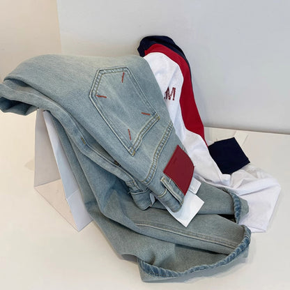 Loose-Fit Straight-Leg Pants