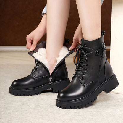 Fleece-Lined British Boots